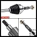 A-Premium Front CV Axle Shaft Assembly Compatible with Chevrolet Trailblazer 02-09, Trailblazer EXT & GMC Envoy XL XUV & Buick Rainier & Isuzu Ascender & Saab 9-7x, Driver or Passenger Side