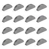 MECCANIXITY 16 Pcs Woodruff Key, 19x4x7mm Carbon Steel Metric Woodruff Semicircle Key Half Moon Tool Keys for Mechanical Fasteners Industry