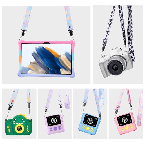 VOVMOEYA Kids Camera Strap,Children Camera Neck Strap,Lanyard for Kid Camera Compatible with Fujifilm Instax Mini Sony ZV-E10 ZV-1 ZV-1F Vlogging Camera Canon R50 M50 Nikon DSLR Camera - Image 3