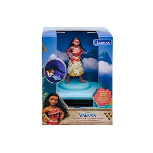 Lexibook, Vaiana Réveil Veilleuse, RL800VN
