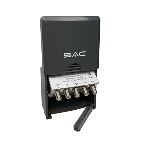 SAC 4 Way LTE Masthead/Outdoor Splitter DC Pass - Image 2