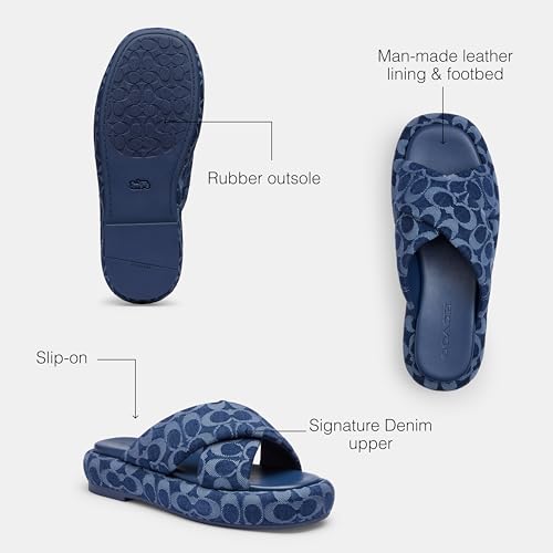 Coach Women's Penelope C Sandal in Signature Denim Platform3