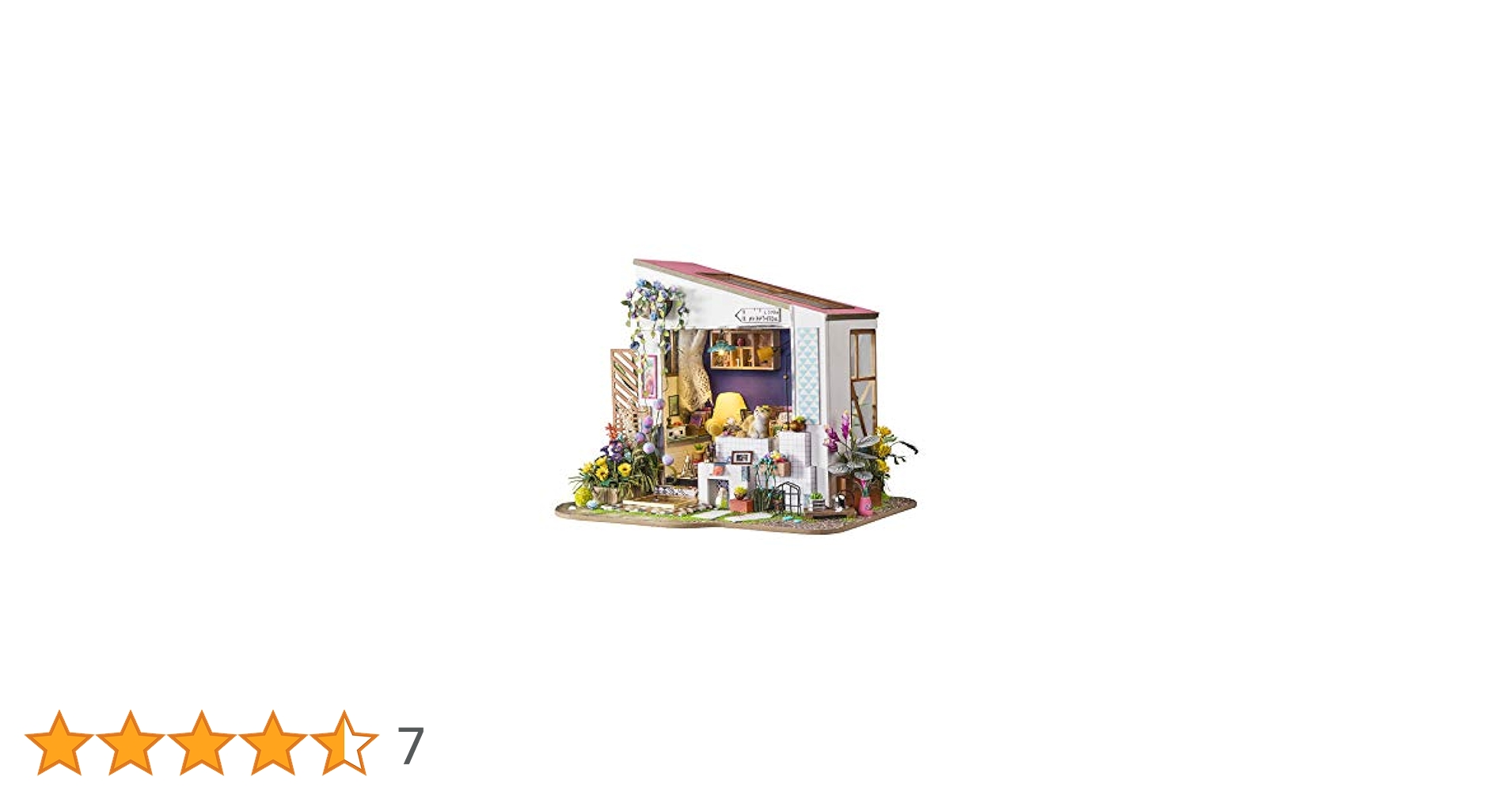 Robotime Diy ミニチュアハウス　　　　　　　リリーズポーチ Amazon | Hands Craft DIY ミニチュアドールハウスキット