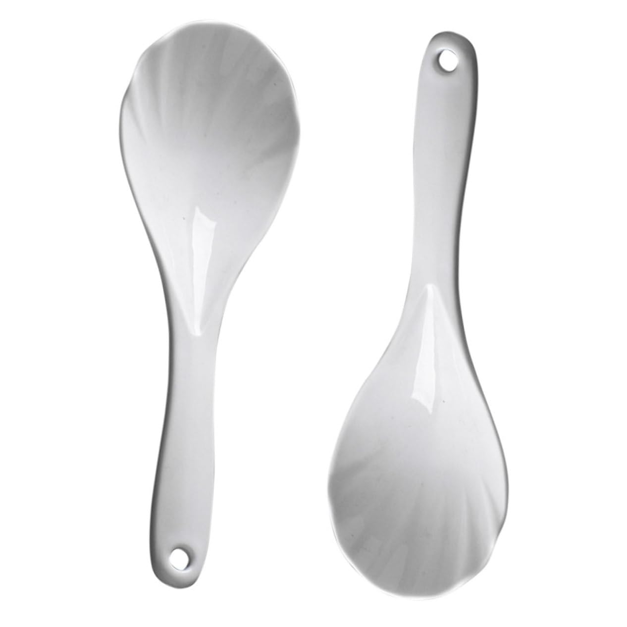 Garneck 2pcs Convenient Rice Spoon Paddle Nonstick Rice Scooper Material for Cookers Easy to Clean Compact Design for Effortless Serving