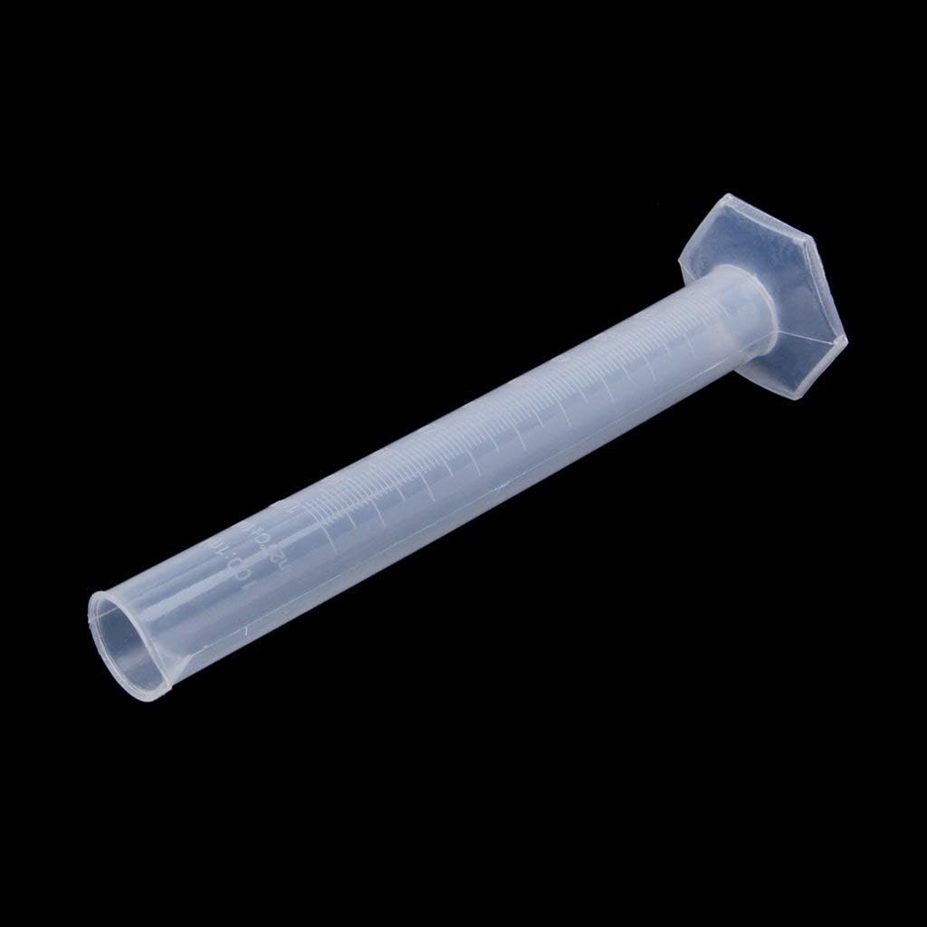 Hydrometer Test Tube, Plastic Graduated Cylinder, 100ml Hydrometer Test Tube with Clear Scale, Portable Measuring Cylinder for Home and School Science, 100 Ml Graduated
