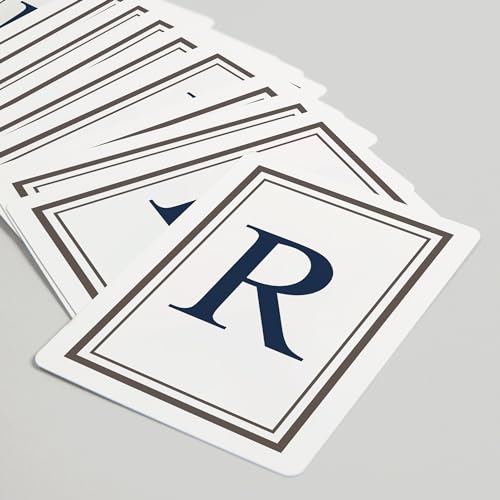 Baraja de Poker Lantern Press Monogram R 52 Cartas miniatura 5