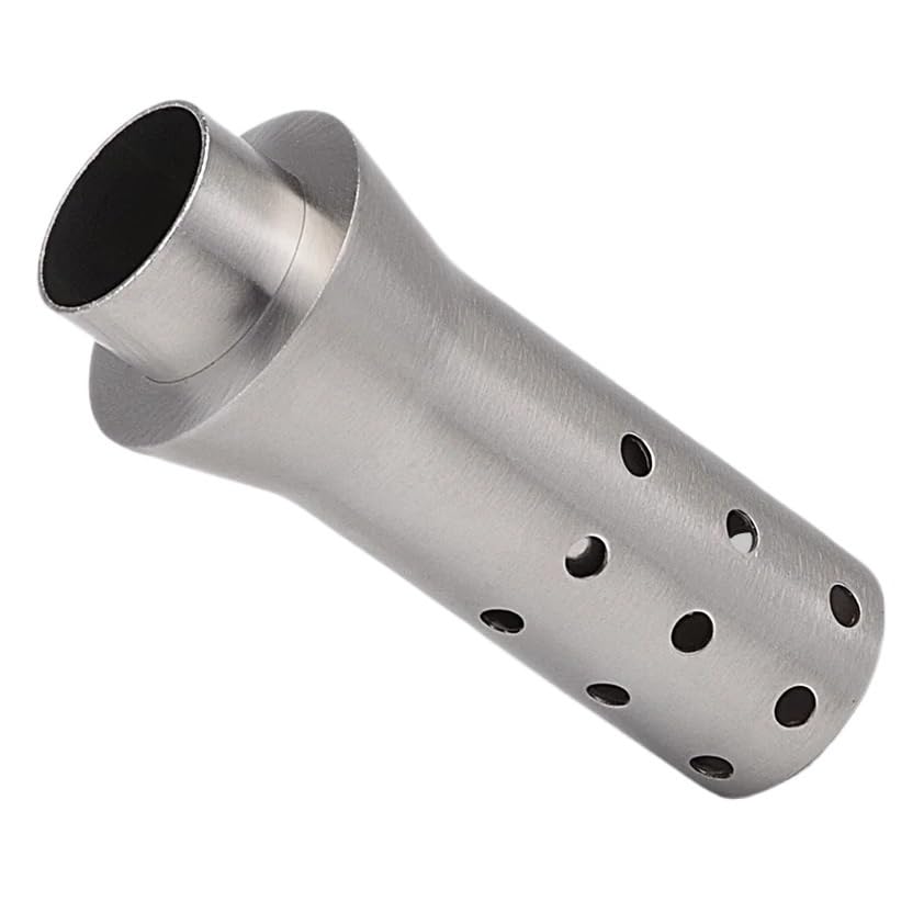 Silencieux d'échappement universel 51 mm et raccord avec chicane amovible DB Killer pour moto