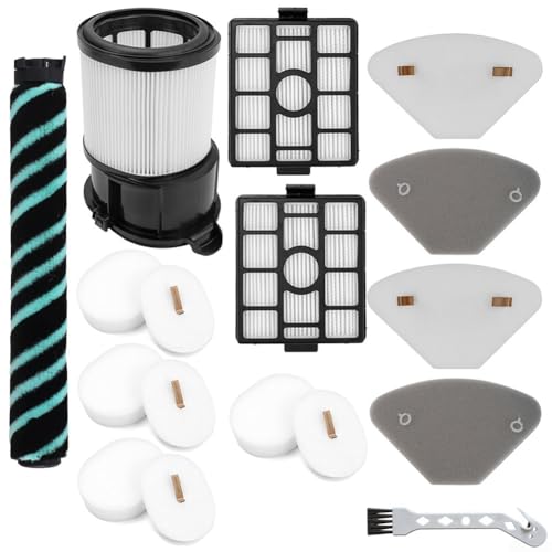 13-teiliges Filter- und Bürstenersatz-Set, kompatibel mit Shark IP3251EUT IP3251C IP3251 IP3252 schnurlosen Staubsauger-Zubehör