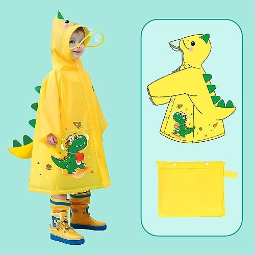 Kids Rain Wear 3D Cartoon Children Toddler Raincoat Jacket Ponchos For Boy Girl Toddler Rain Poncho Size 3t