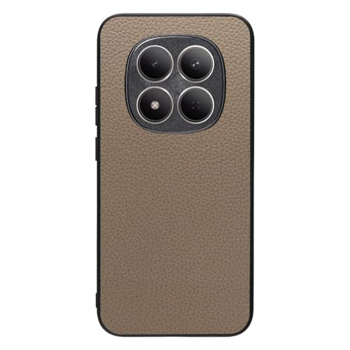 LOOF LUXURY-SHELL �{�v ���U�[ �X�}�z�P�[�X for Xiaomi REDMI Note 15 Pro 5G �p �P�[�X �J�o�[ �X�g���b�v�z�[�� �V���v�� �ϏՌ� ���^ �y�� leather [�O���[�W��]