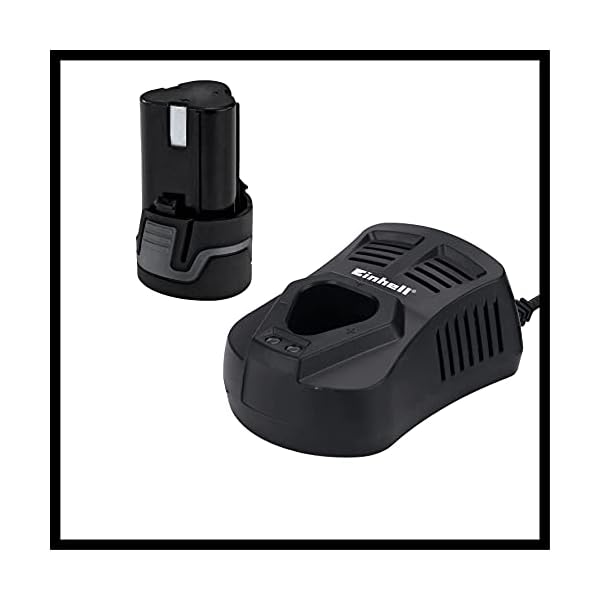 Einhell 4513206 Akkuschrauber TC-CD 12 Li (Lithium Ionen, 12 V, 1,3 Ah, 2 Gang, 20 Nm, abnehmbares Bohrfutter, LED-Licht… – Bild 8