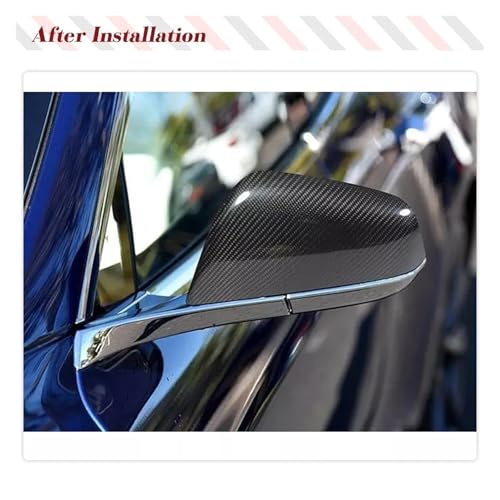 Coque rétroviseur pour Tesla Model S solution anti-rayures porte