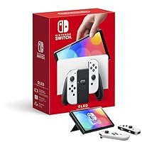 Nintendo Switch – OLED Model w/White Joy-Con (HK Version + Adapter Plug)