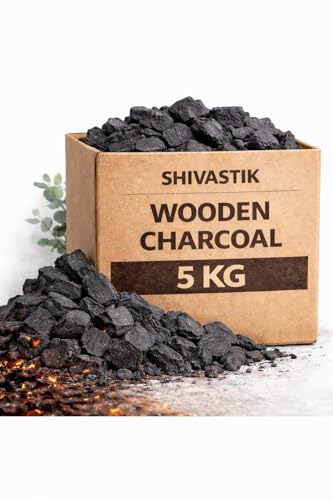 Tandoori Charcoal(Wooden/Lakdi k Koyle) for Tandoors,Restaurants,BBQ 5 KG