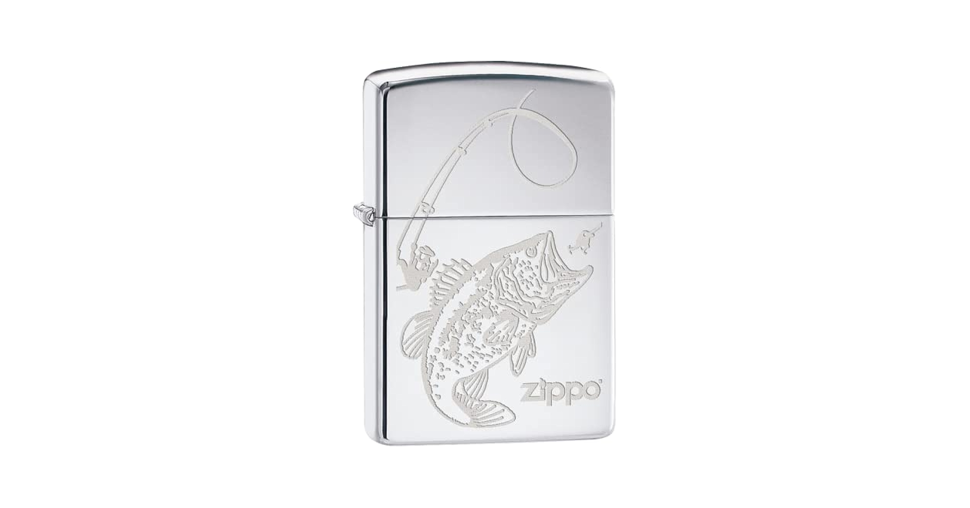 Amazon.com: Zippo Lighter - Wild Trout Bass Fishing Rod