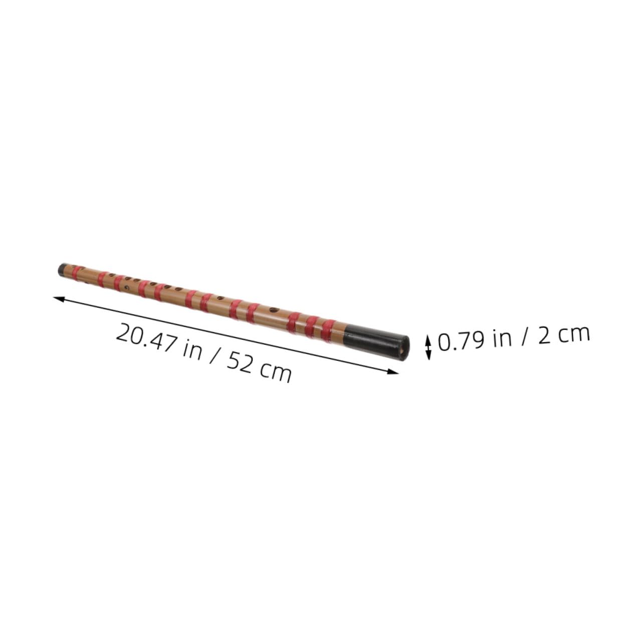 Milisten Flöte aus Bambus, Anfänger, chinesisches Instrument, traditionelle chinesische Flöte, japanische Flöte, chinesische Flöte, aus Bambus, für Anfänger, Flöte, Anfänger, Dizi-Flöte