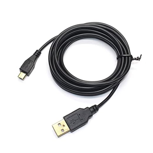 3M Micro USB extra lång guldpläterad USB uppspelnings- och laddningskabel för Playstation 4 controller PS4-kontrollers laddningskabel