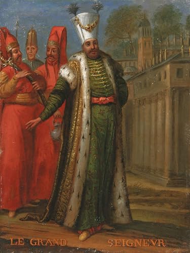 Tableau le Grand Seigneur Vanmour 60x90cm pour remplacer un mur blanc par de l'art