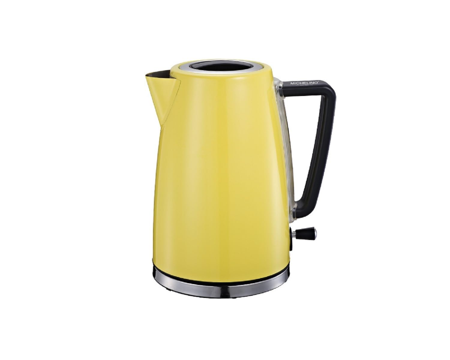 Serie Leonidas Edelstahl-Wasserkocher, 1,7 L, 2200 W, Gelb, 360° Basis