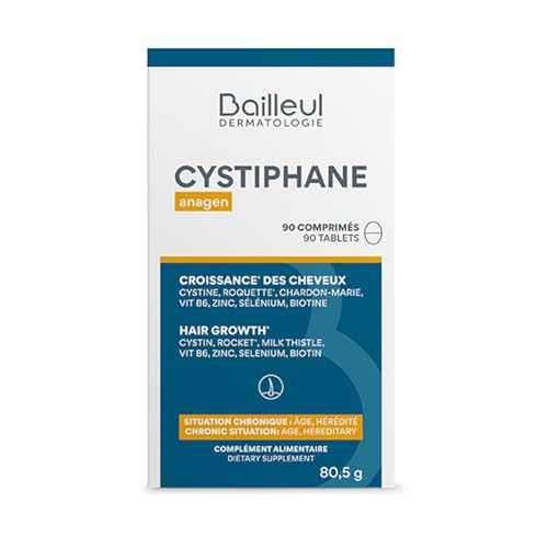 Chute de cheveux chroniques : solution Cystiphane Anagen Bailleul 90 cp - 2