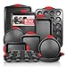 Perlli 10-Piece Nonstick Carbon Steel Bakeware Set With Red Silicone Handles | |Metal, Reusable, Quality Kitchenware For Cooking & Baking Cake Loaf, Muffins &More | Non Stick Kitchen Supplies