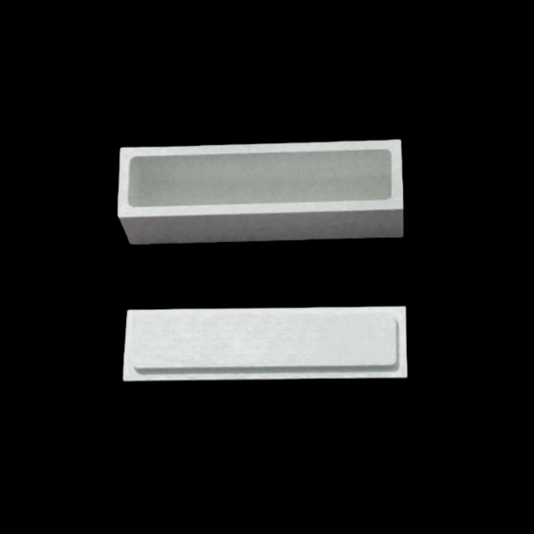 Tiegel aus hochreiner Bornitrid-Keramik – hochtemperaturbeständiger Isolierbehälter for die Industrie, 1 Stück(50x20x20mm With Lid)