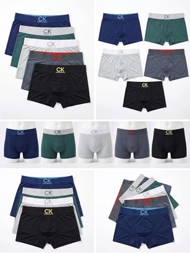 Image of Men's Premium|Underwear Air-Series Ice Cool Silk Streach Cool Boxer Brief Innerwear Combo,Breathable Trunk for Man with Signature Logo Waistband (Choose Pack of 1,2,3,4 Astd)