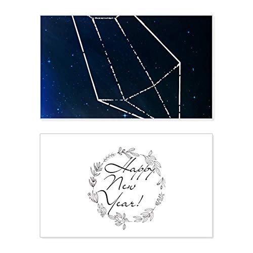 Tarjeta de año nuevo conmemorativa Universe Sky Fantasy de Blue Star: un universo de deseos