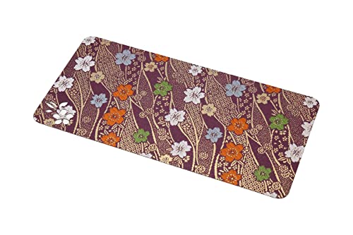 やまこう 仏具 仏壇 マット 小さい おしゃれ モダン 選べる10色 小豆 防炎マット 防炎シート 安全マット しきもの 経机 経敷 経机掛け お盆 お彼岸 お墓参り