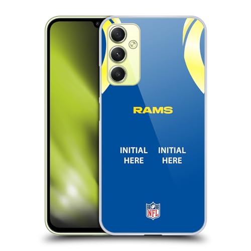 Coque rigide Samsung Galaxy A34 5G NFL Los Angeles Rams initiale sur mesure