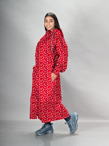 Image of LUX VENUS Printed Over coat Rainwear for Women