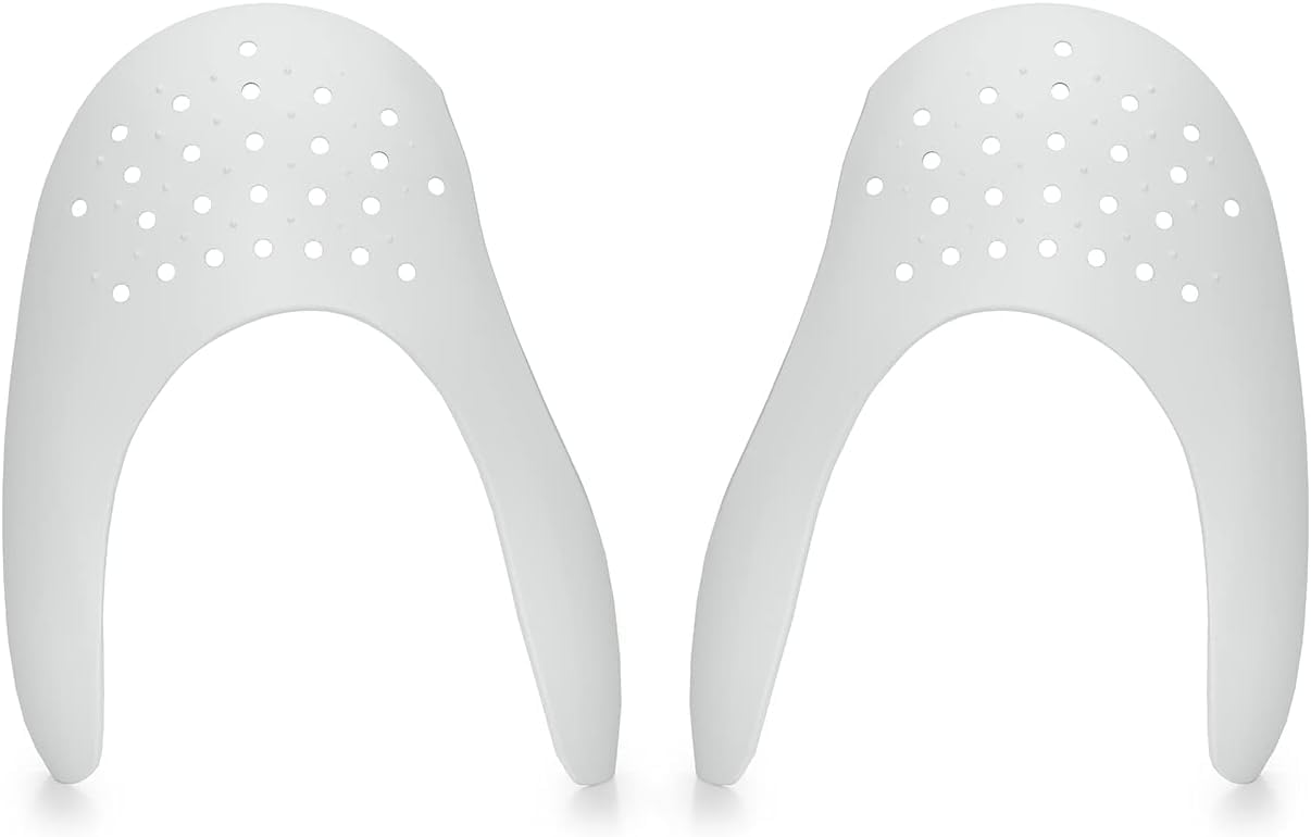 BESTOTTAM Anti Wrinkle Shoes Crease Indentation Protectors Shoes Flod Guards for Running Casual Shoes For Men's 6-11 / Women's 5-9 (WHITE)