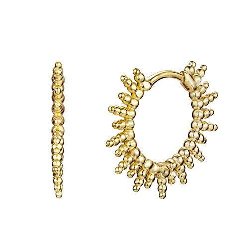 Boucles d'oreilles 925 argent sterling étincelantes LLXYWJ, bijoux fins hoop femme