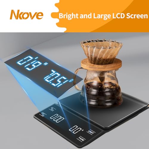 Nkove Digital Coffee Scale with Timer