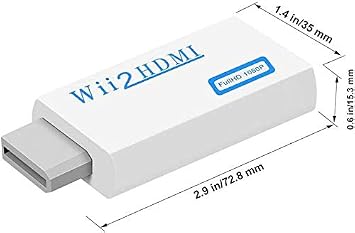 Nintendo Wii için HDMI Tv Kablo Çevirici Dönüştürücü Adaptör 4542