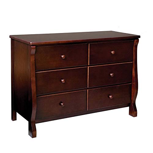 Image of Delta Children Universal 6 Drawer Dresser, Black Cherry