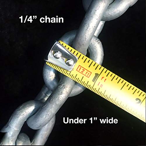 Windlass Anchor Rode 1/2" 8 Plait Nylon Spliced To 15' - 1/4" Galvanized G4 Chain (250') #TOP5