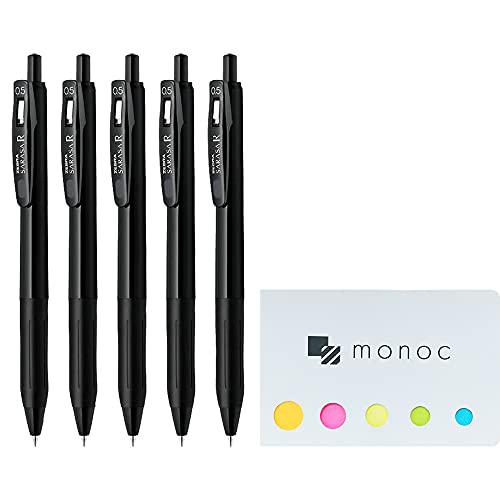 Bolígrafo gel retráctil monoc Zebra Sarasa 0.5mm negro