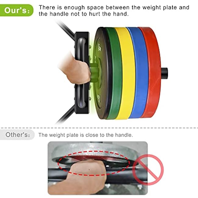 SELEWARE Olympic Hex Bar Barbell Deadlift for 2 Olympic Barbell, Solid Hex Weight Lifting Trap Bar, Shrug Bar with Handles