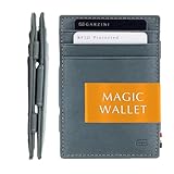 Garzini Magic Wallet RFID Leather Essenziale (Sapphire Blue)