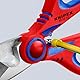 KNIPEX Elektrikerscheren mit Mehrkomponenten-Hüllen, glasfaserverstärkt 160 mm, 95 05 10 SB