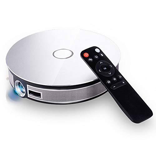 Mini Beamer,Projektor Intelligente DLP-Projektor HD Heim 3D-Effekt drahtloser Projektor, HDMI-Schnittstelle, Bluetooth 4.0, Dual-Band 2.4 /