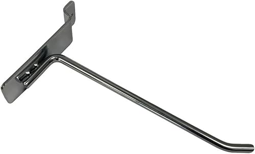 Miniatura 3 de DBM IMPORTS 6" Slatwall Hooks,Chrome,Hanger Display,Display Panel Hooks Wire Metal 24 Pc Set