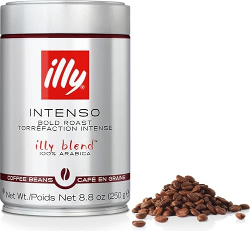 Illy Intenso Whole Bean Coffee, Dark Roast...