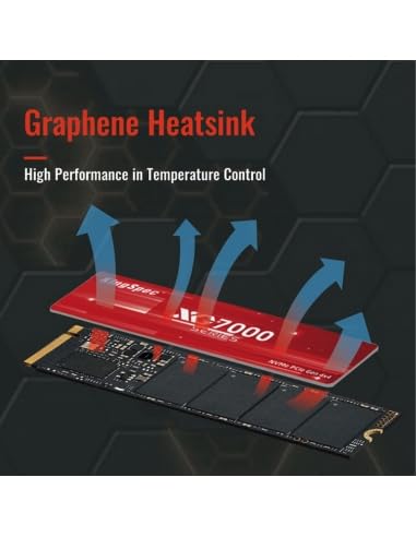 KingSpec SSD M.2 NVME 2280 PCle Gen 4×4, NVMe 1.4 2Tb XG7000-2TB