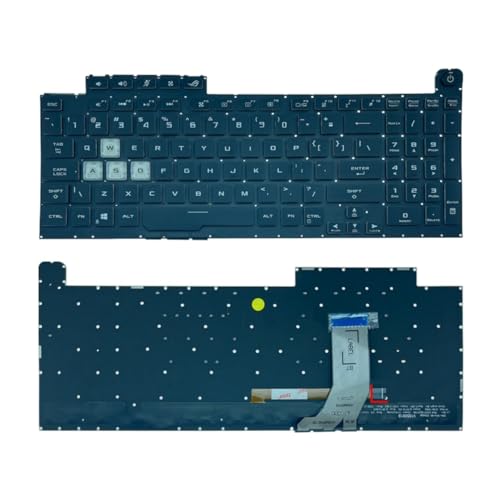 FDMOZRE US �X�y�C���� ���e�� �m�[�g�p�\�R�� RGB�L�[�{�[�h ASUS�p Strix G17 G731 G731G G731GV G731GT G731GU G712LU G712LV G712LW G712(�z���C�g)