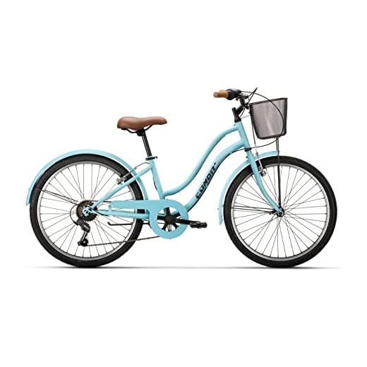 Conor Bicicleta Infantil Celeste 24", Juventud Unisex, Grande