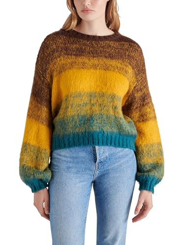 Steve Madden Apparel Lucie Sweater, Cocoa Brown, Medium