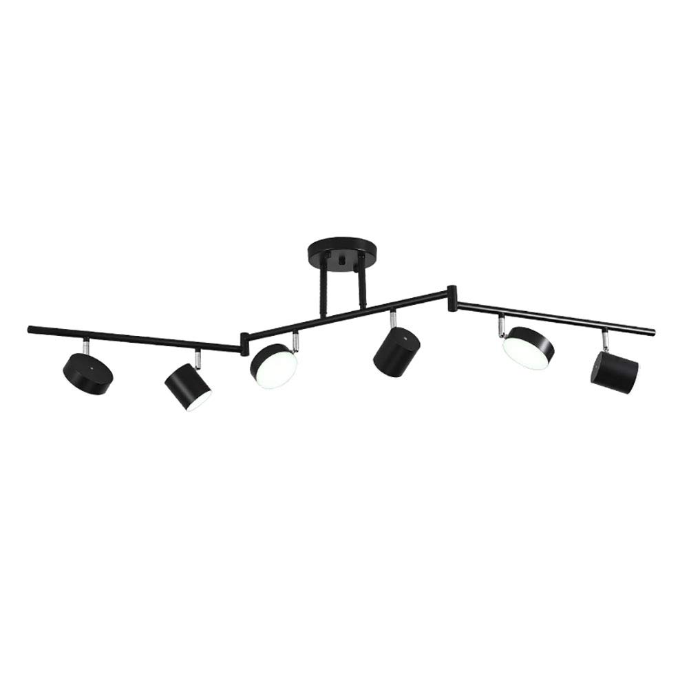Plafonnier LED pliable bicolore pour couloir et salon style nordique