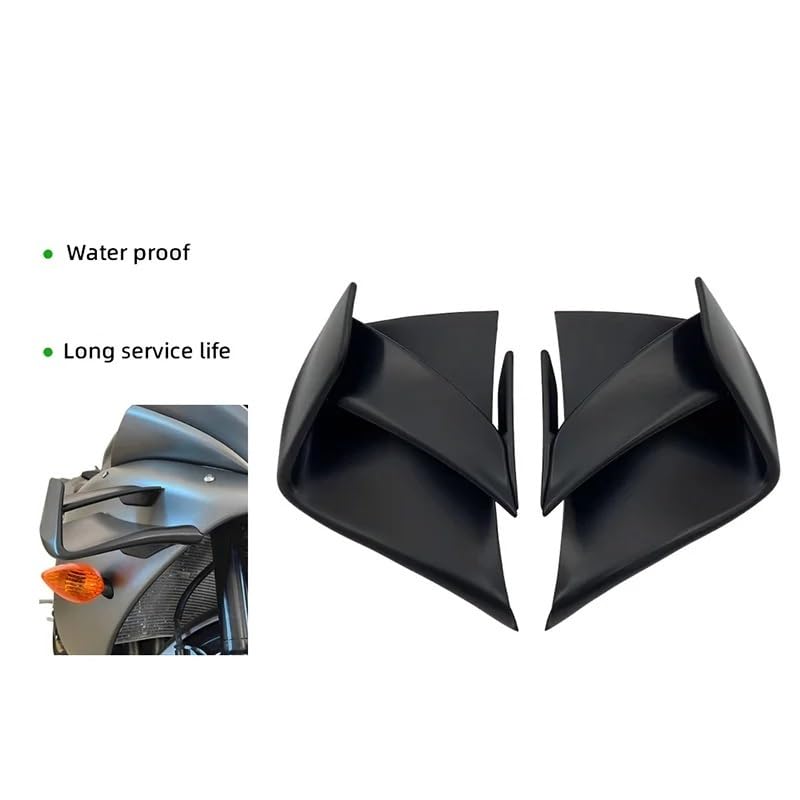 Moto cache latéral carénage YZF-R1 2010 2011 2012 aileron fixe plastique